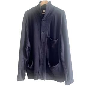 Buck Mason Men’s Shawl Cardigan Shacket Size XXL Navy Outdoors Preppy